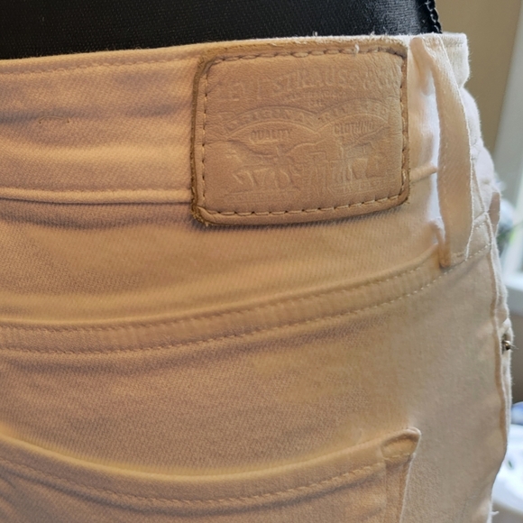 Levi's 721 High Rise Skinny Jean White 28x30 - Picture 3 of 4